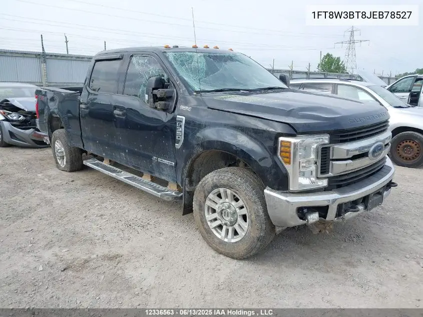 2018 Ford F-350 Xlt VIN: 1FT8W3BT8JEB78527 Lot: 12336563