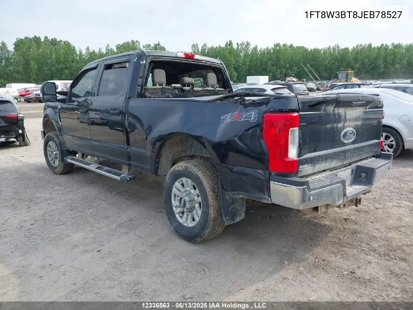 2018 Ford F-350 Xlt VIN: 1FT8W3BT8JEB78527 Lot: 12336563