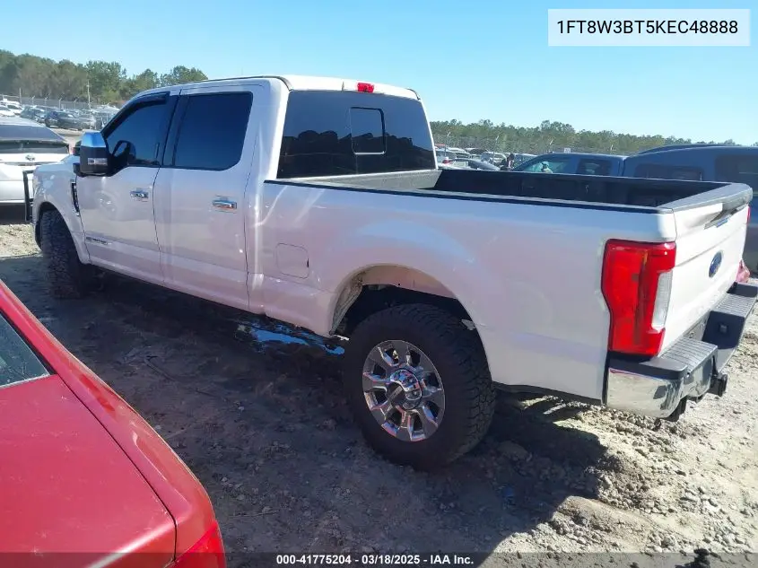 2019 Ford F-350 Lariat VIN: 1FT8W3BT5KEC48888 Lot: 41775204