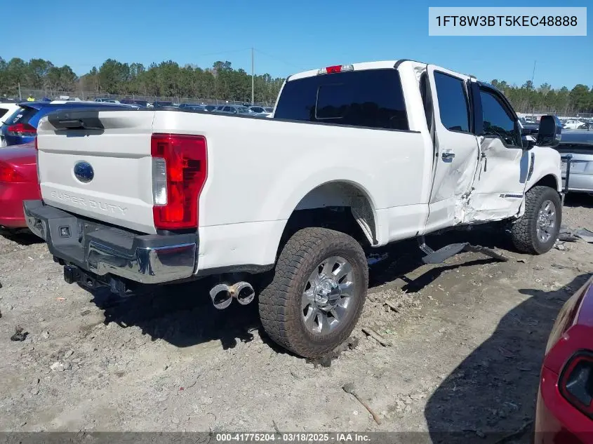 2019 Ford F-350 Lariat VIN: 1FT8W3BT5KEC48888 Lot: 41775204