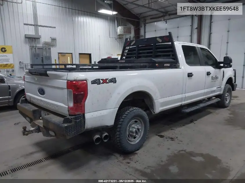 2019 Ford F-350 Xl VIN: 1FT8W3BTXKEE59648 Lot: 42173231
