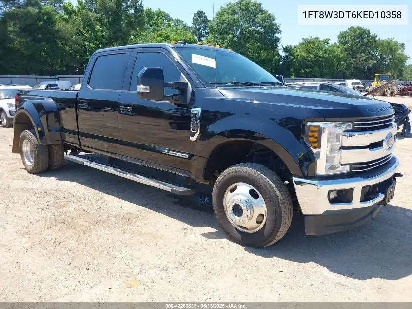 2019 Ford F-350 Lariat VIN: 1FT8W3DT6KED10358 Lot: 42263833