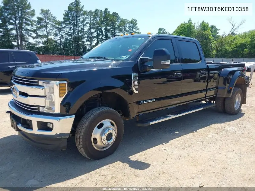 2019 Ford F-350 Lariat VIN: 1FT8W3DT6KED10358 Lot: 42263833