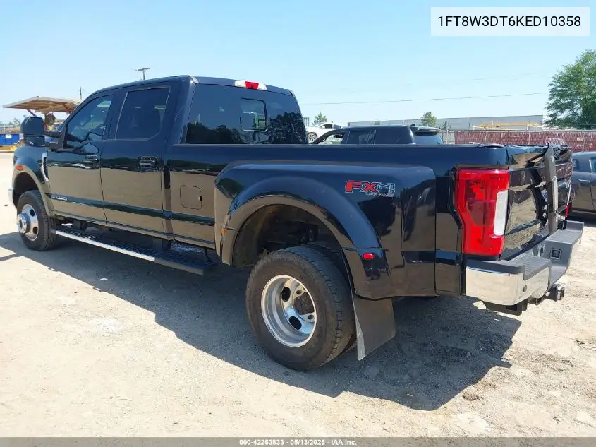 2019 Ford F-350 Lariat VIN: 1FT8W3DT6KED10358 Lot: 42263833