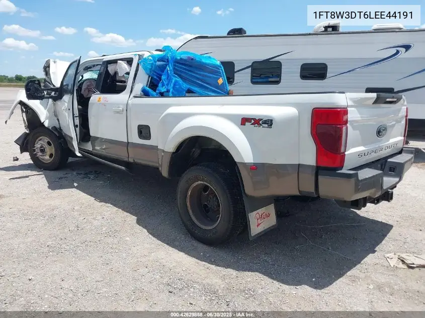 1FT8W3DT6LEE44191 2020 Ford F-350 King Ranch