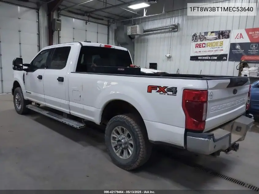 2021 Ford F-350 Xlt VIN: 1FT8W3BT1MEC53640 Lot: 42179464