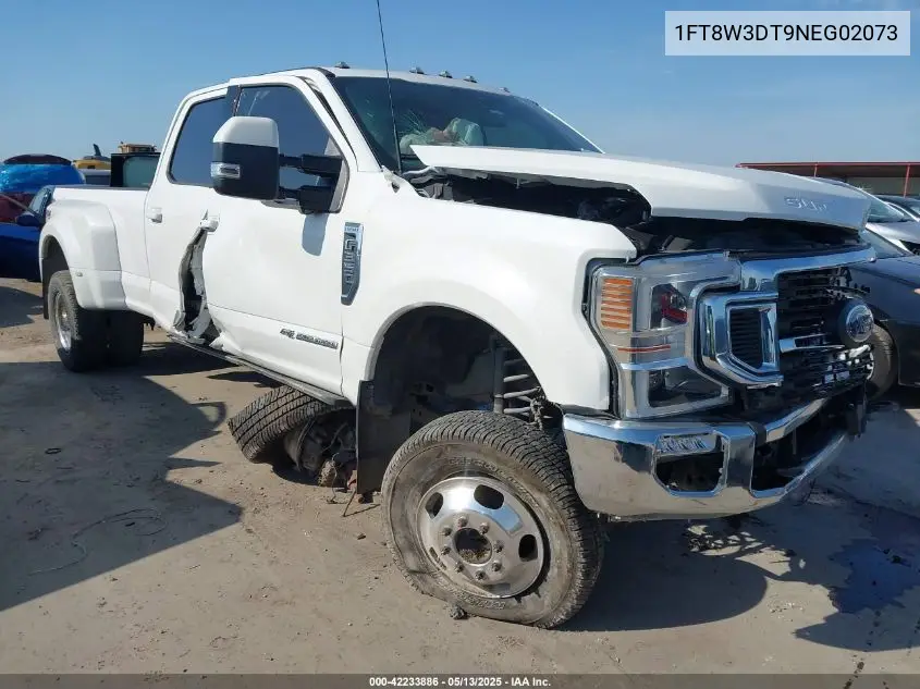 2022 Ford F-350 Lariat VIN: 1FT8W3DT9NEG02073 Lot: 42233886