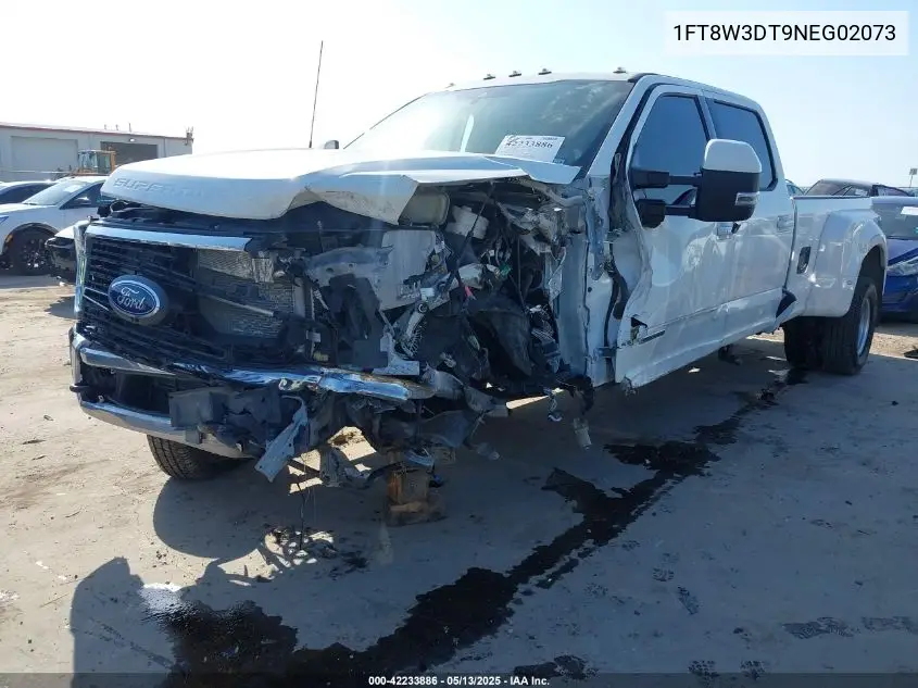 2022 Ford F-350 Lariat VIN: 1FT8W3DT9NEG02073 Lot: 42233886