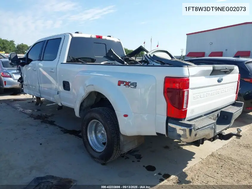 2022 Ford F-350 Lariat VIN: 1FT8W3DT9NEG02073 Lot: 42233886