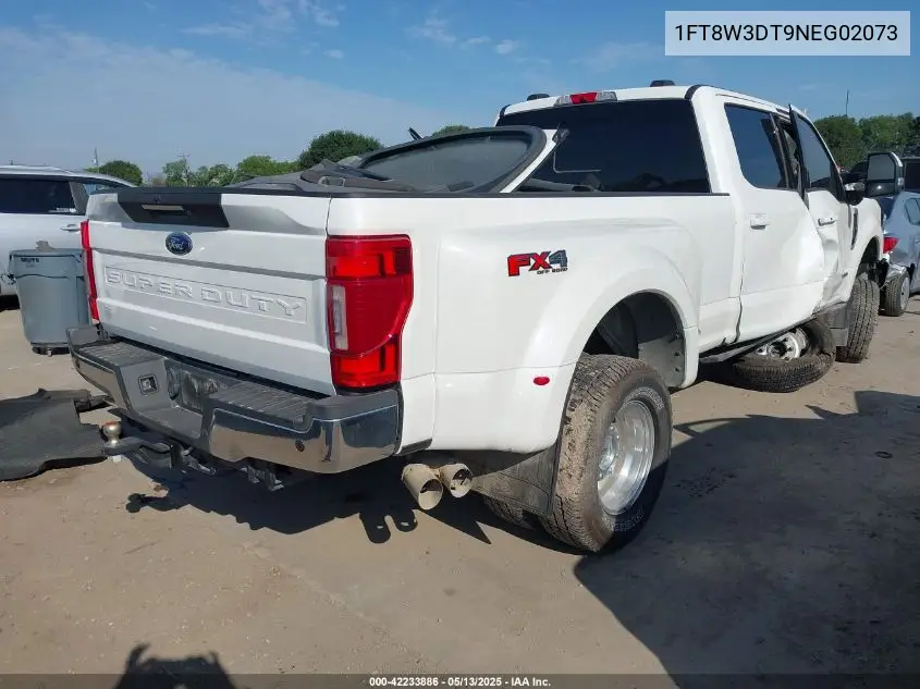 2022 Ford F-350 Lariat VIN: 1FT8W3DT9NEG02073 Lot: 42233886