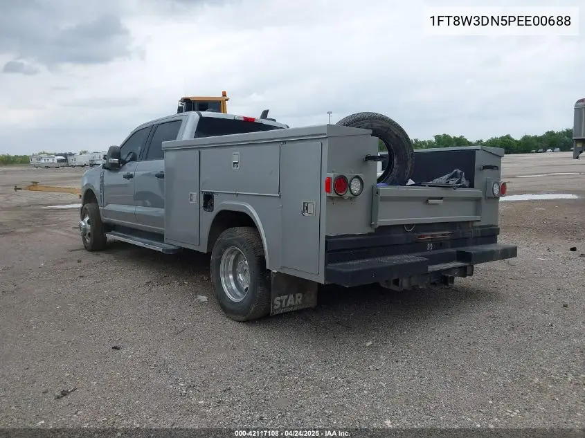 2023 Ford F-350 Xlt VIN: 1FT8W3DN5PEE00688 Lot: 42117108