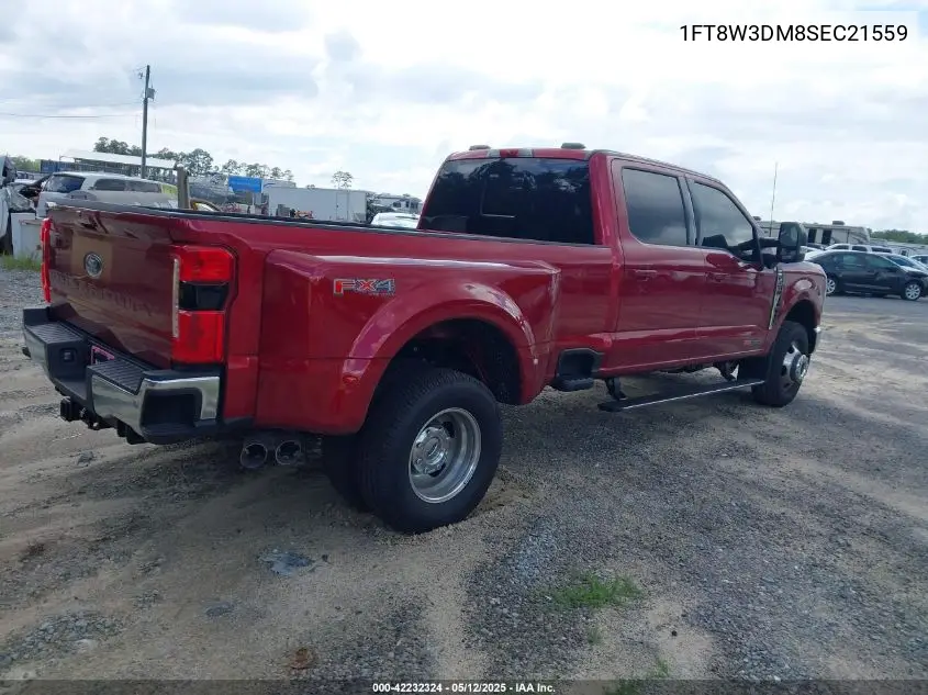 2025 Ford F-350 Lariat VIN: 1FT8W3DM8SEC21559 Lot: 42232324