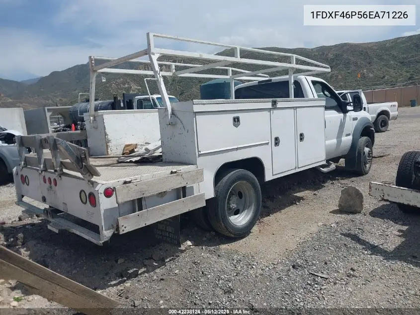 2006 Ford F-450 Chassis Xl/Xlt VIN: 1FDXF46P56EA71226 Lot: 42238124