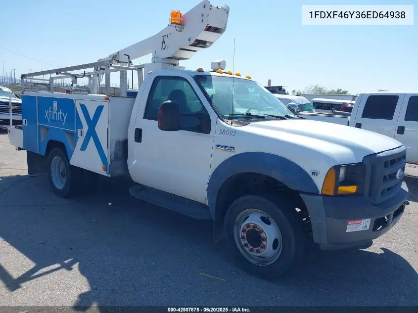 2006 Ford F-450 Chassis Xl/Xlt VIN: 1FDXF46Y36ED64938 Lot: 42507875