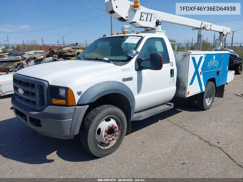 2006 Ford F-450 Chassis Xl/Xlt VIN: 1FDXF46Y36ED64938 Lot: 42507875