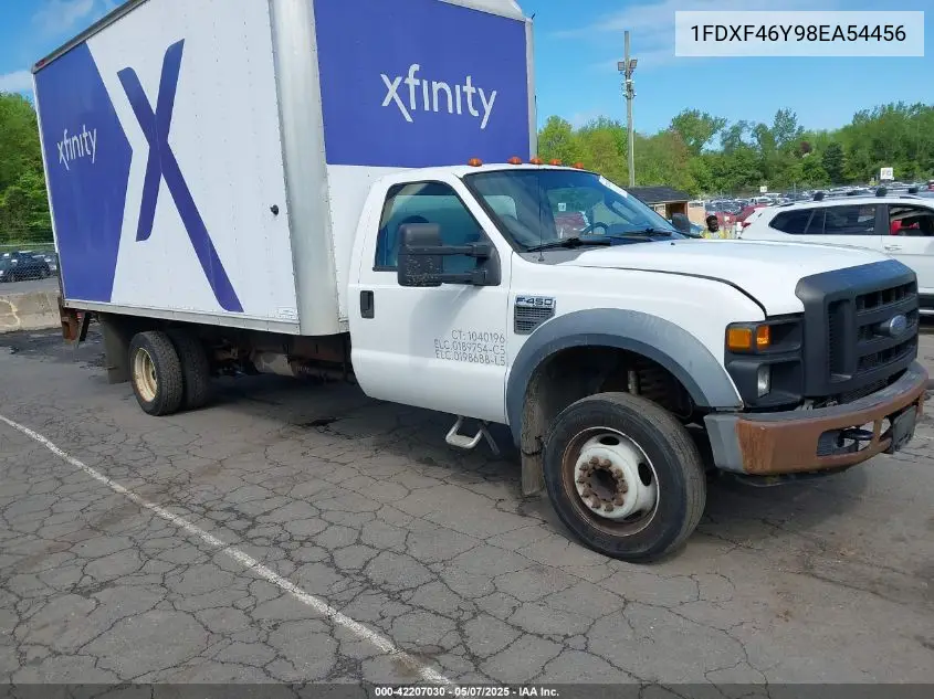 2008 Ford F-450 Chassis Xl/Xlt VIN: 1FDXF46Y98EA54456 Lot: 42207030