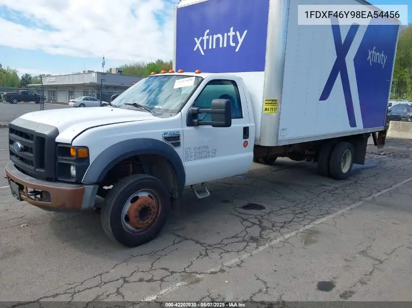 2008 Ford F-450 Chassis Xl/Xlt VIN: 1FDXF46Y98EA54456 Lot: 42207030