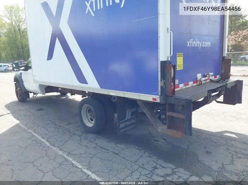 2008 Ford F-450 Chassis Xl/Xlt VIN: 1FDXF46Y98EA54456 Lot: 42207030