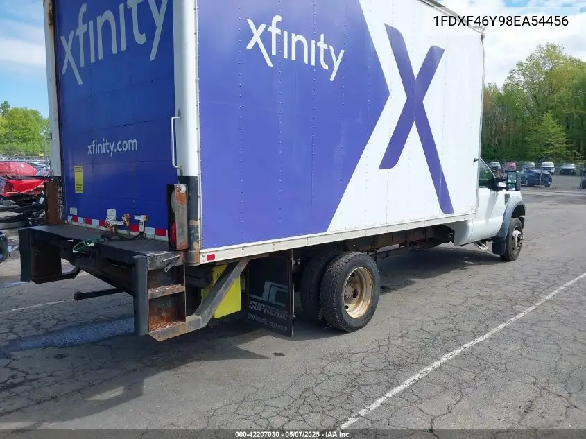 2008 Ford F-450 Chassis Xl/Xlt VIN: 1FDXF46Y98EA54456 Lot: 42207030