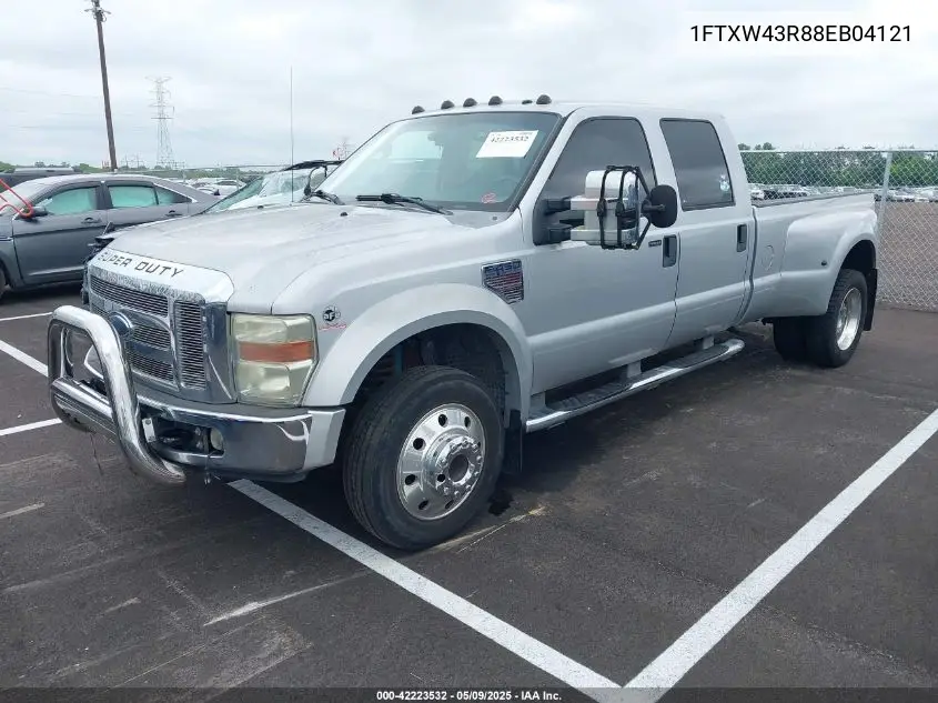 2008 Ford F-450 King Ranch/Lariat/Xl/Xlt VIN: 1FTXW43R88EB04121 Lot: 42223532
