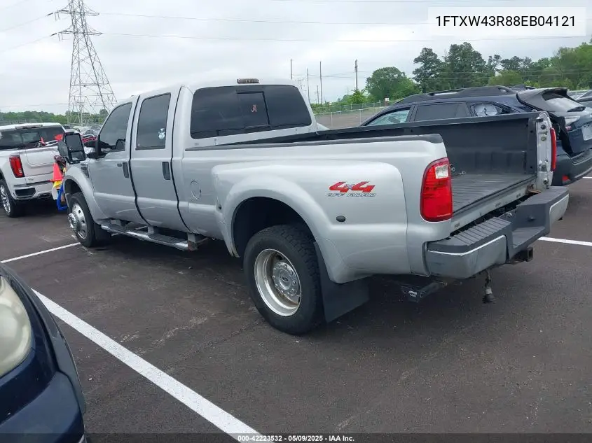 2008 Ford F-450 King Ranch/Lariat/Xl/Xlt VIN: 1FTXW43R88EB04121 Lot: 42223532