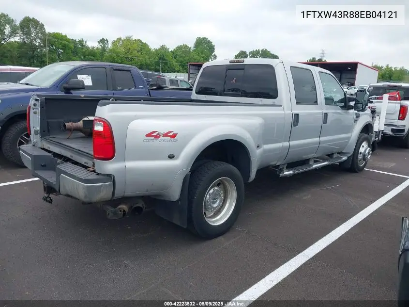 2008 Ford F-450 King Ranch/Lariat/Xl/Xlt VIN: 1FTXW43R88EB04121 Lot: 42223532