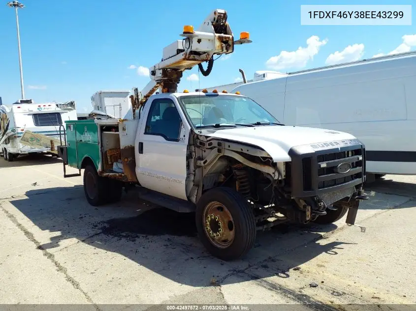 2008 Ford F-450 Chassis Xl/Xlt VIN: 1FDXF46Y38EE43299 Lot: 42497572