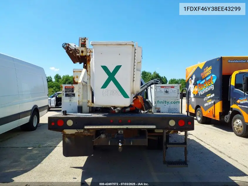 2008 Ford F-450 Chassis Xl/Xlt VIN: 1FDXF46Y38EE43299 Lot: 42497572