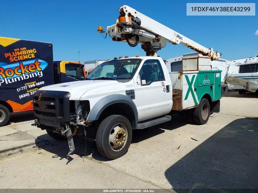 2008 Ford F-450 Chassis Xl/Xlt VIN: 1FDXF46Y38EE43299 Lot: 42497572