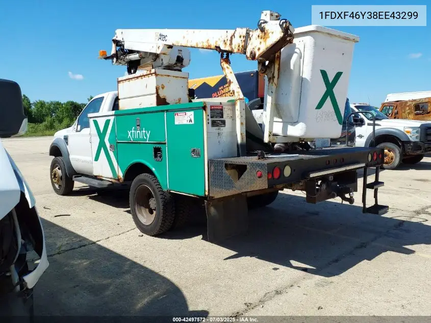 2008 Ford F-450 Chassis Xl/Xlt VIN: 1FDXF46Y38EE43299 Lot: 42497572