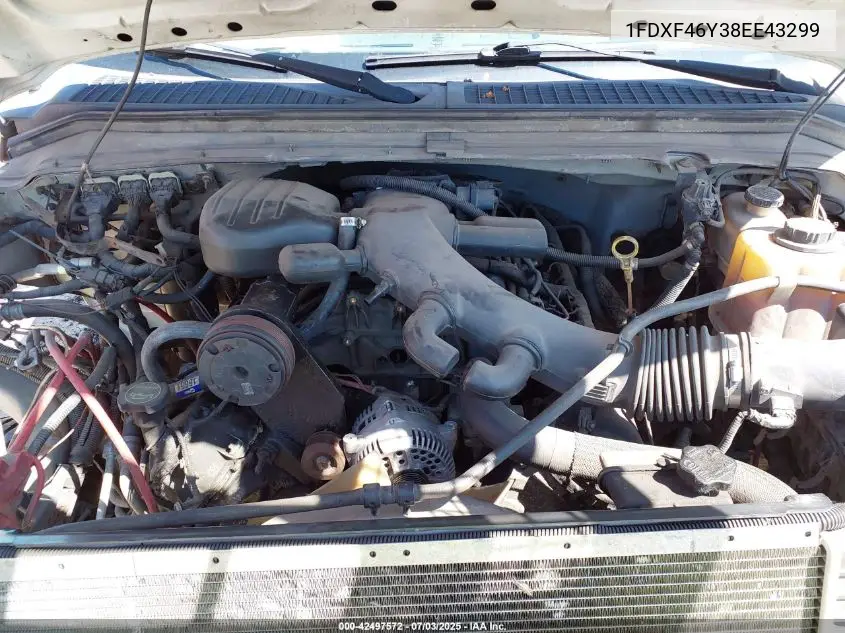 2008 Ford F-450 Chassis Xl/Xlt VIN: 1FDXF46Y38EE43299 Lot: 42497572