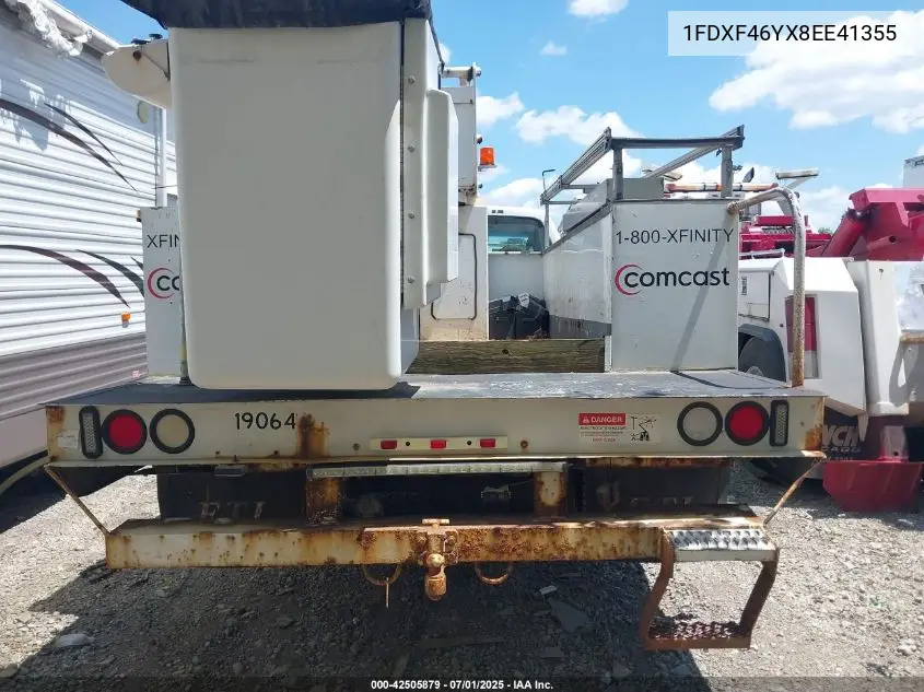 2008 Ford F-450 Chassis Xl/Xlt VIN: 1FDXF46YX8EE41355 Lot: 42505879
