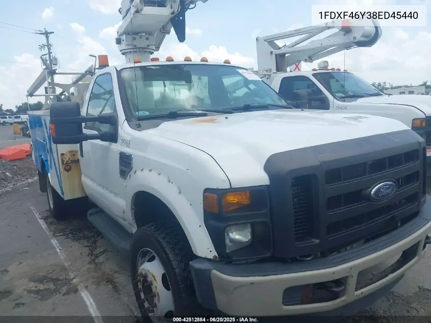 2008 Ford F-450 Chassis Xl/Xlt VIN: 1FDXF46Y38ED45440 Lot: 42512884