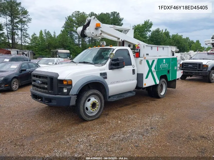 2008 Ford F-450 Chassis Xl/Xlt VIN: 1FDXF46Y18ED45405 Lot: 42540282