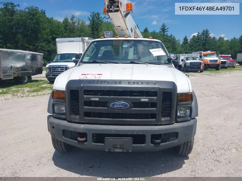 2008 Ford F-450 Chassis Xl/Xlt VIN: 1FDXF46Y48EA49701 Lot: 42557125