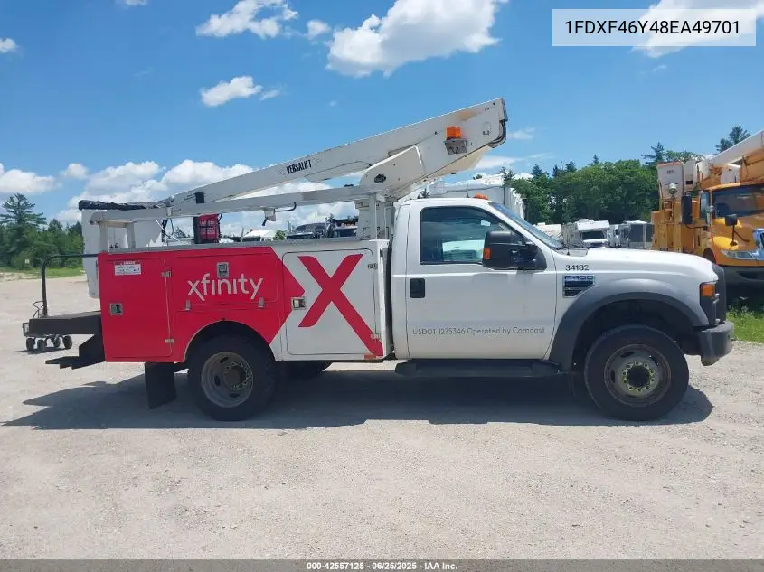 2008 Ford F-450 Chassis Xl/Xlt VIN: 1FDXF46Y48EA49701 Lot: 42557125