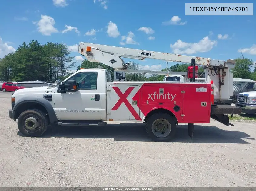 2008 Ford F-450 Chassis Xl/Xlt VIN: 1FDXF46Y48EA49701 Lot: 42557125