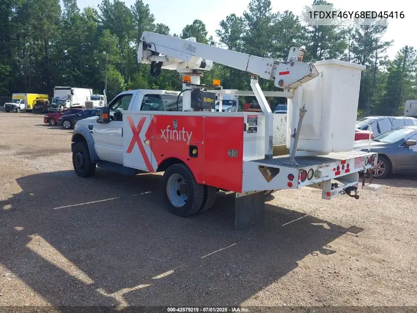2008 Ford F-450 Chassis Xl/Xlt VIN: 1FDXF46Y68ED45416 Lot: 42579219