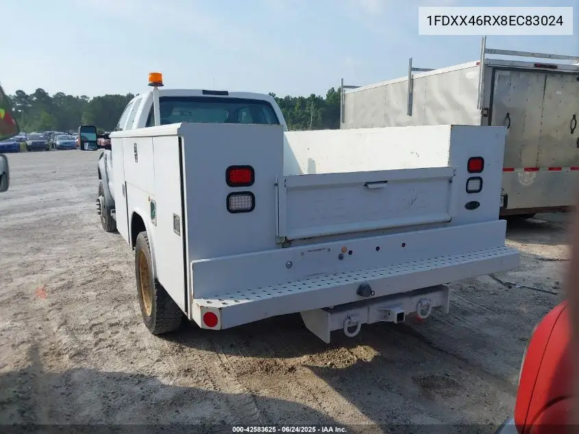 2008 Ford F-450 Chassis Lariat/Xl/Xlt VIN: 1FDXX46RX8EC83024 Lot: 42583625