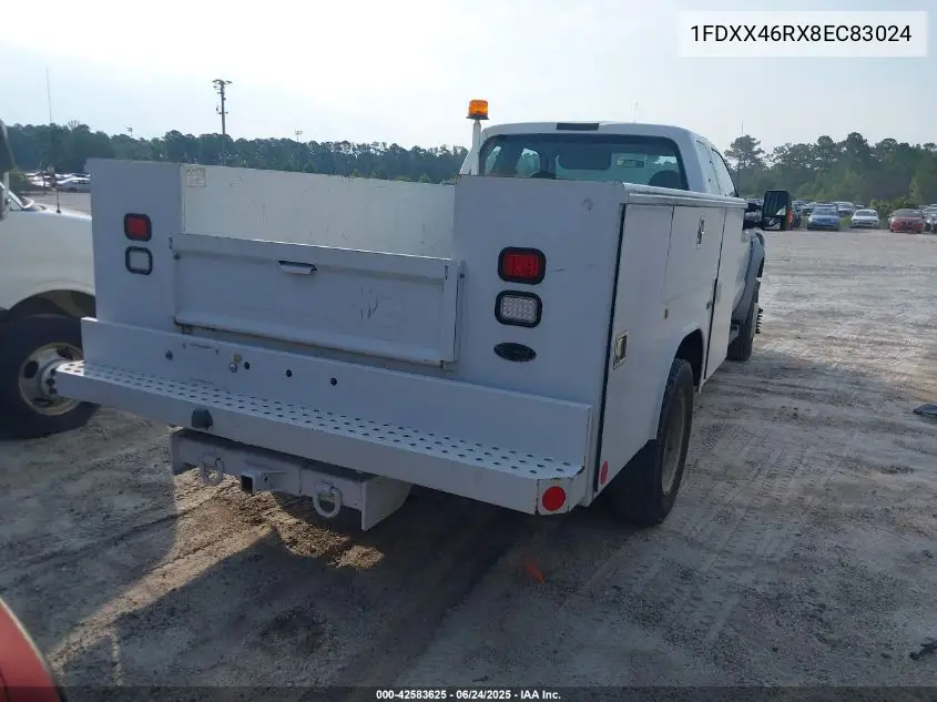2008 Ford F-450 Chassis Lariat/Xl/Xlt VIN: 1FDXX46RX8EC83024 Lot: 42583625