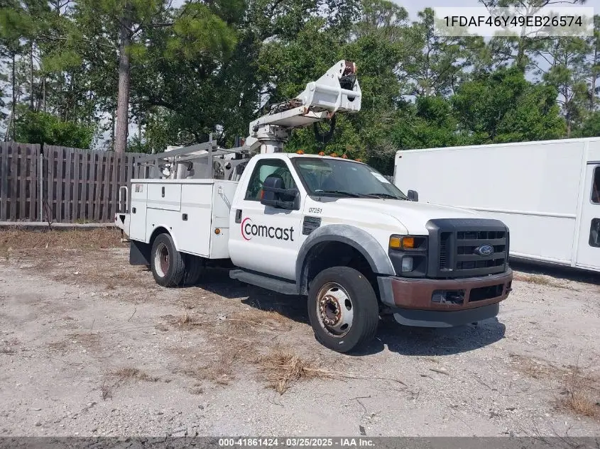 2009 Ford F-450 Chassis Xl/Xlt VIN: 1FDAF46Y49EB26574 Lot: 41861424