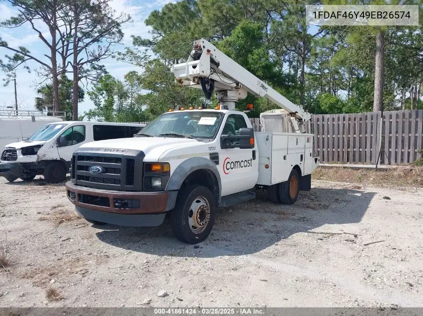 2009 Ford F-450 Chassis Xl/Xlt VIN: 1FDAF46Y49EB26574 Lot: 41861424