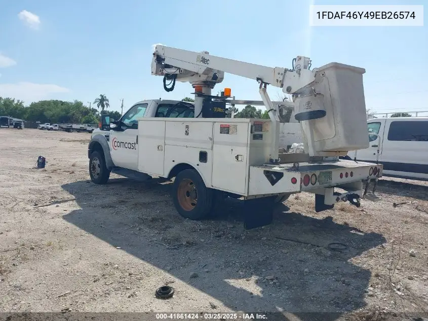 2009 Ford F-450 Chassis Xl/Xlt VIN: 1FDAF46Y49EB26574 Lot: 41861424