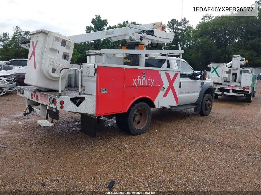 2009 Ford F-450 Chassis Xl/Xlt VIN: 1FDAF46YX9EB26577 Lot: 42540283