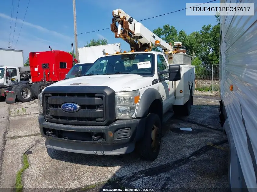 2011 Ford F-450 Chassis Xl VIN: 1FDUF4GT1BEC47617 Lot: 42501367