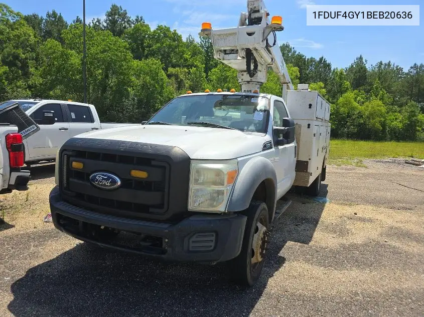 2011 Ford F-450 Chassis Xl VIN: 1FDUF4GY1BEB20636 Lot: 42677953