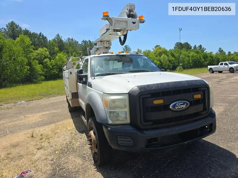 2011 Ford F-450 Chassis Xl VIN: 1FDUF4GY1BEB20636 Lot: 42677953