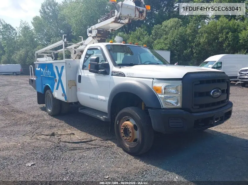 2012 Ford F-450 Chassis Xl VIN: 1FDUF4HY5CEC63041 Lot: 42511609