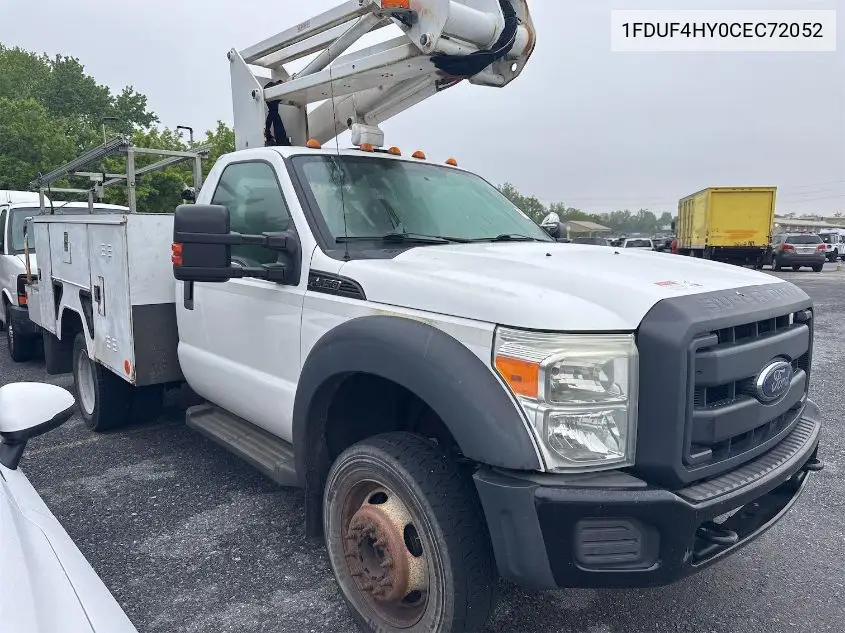 2012 Ford F-450 Chassis Xl VIN: 1FDUF4HY0CEC72052 Lot: 42677887