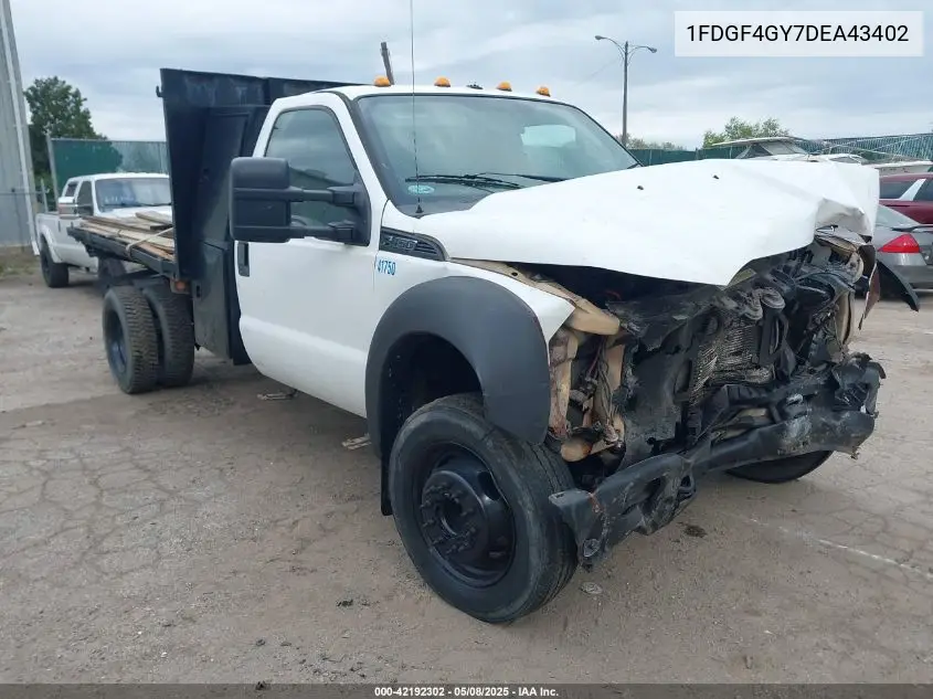 2013 Ford F-450 Chassis Xl VIN: 1FDGF4GY7DEA43402 Lot: 42192302